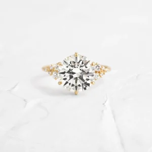 Snowdrift Ring Round Cut