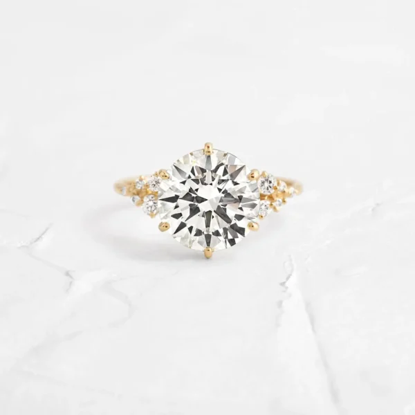 Snowdrift Ring Round Cut